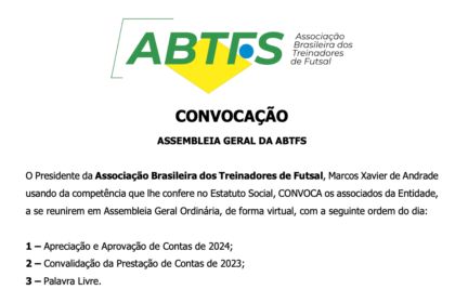ASSEMBLEIA GERAL DA ABTFS