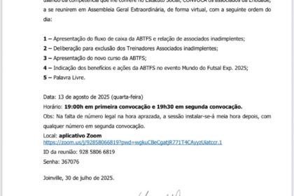 Assembleia Geral da ABTFS