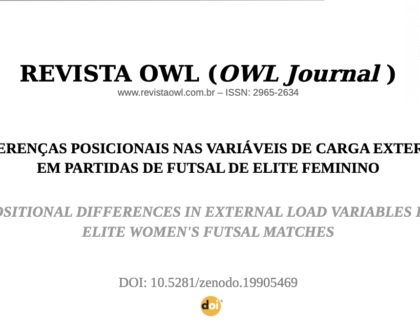 DIFERENÇAS POSICIONAIS NAS VARIÁVEIS DE CARGA EXTERNA EM PARTIDAS DE FUTSAL DE ELITE FEMININO